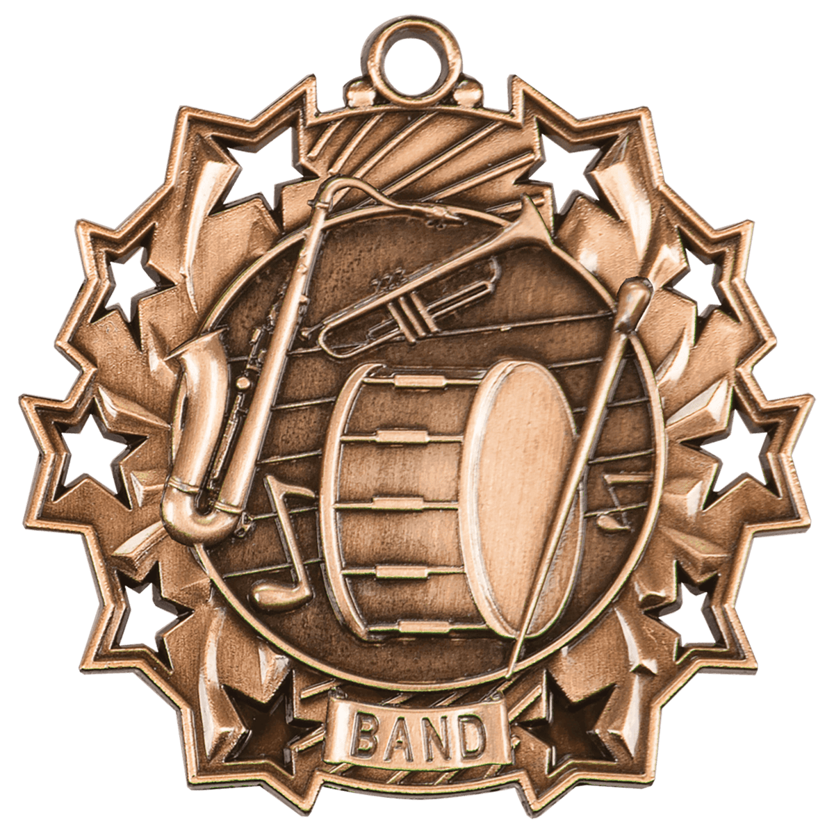 Band Ten Star Medal-Bronze
