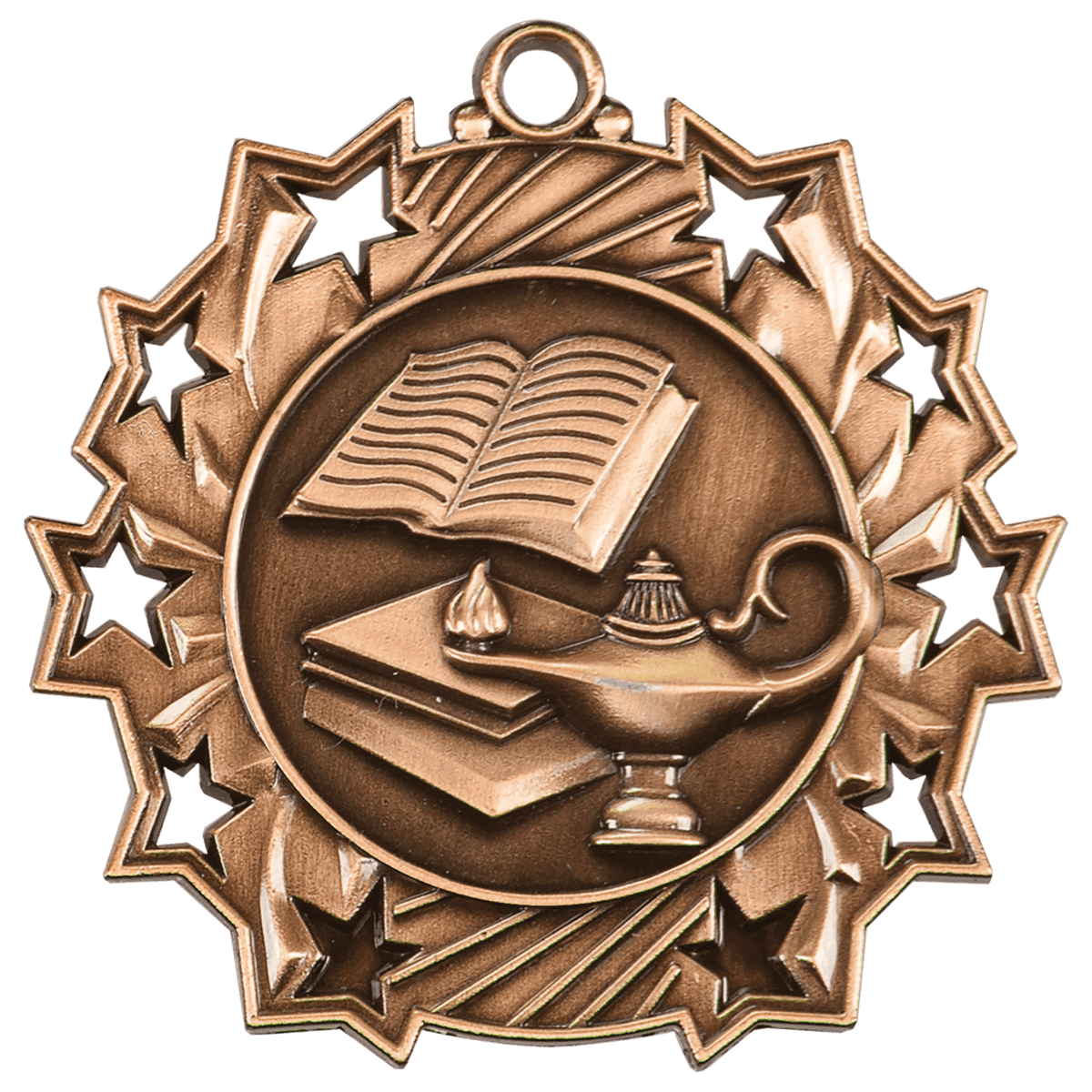 Lamp of Knowledge Ten Star Medal-Bronze