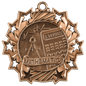 Math Ten Star Medal-Bronze