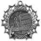 Math Ten Star Medal-Silver