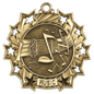 Music Ten Star Medal-Gold
