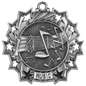 Music Ten Star Medal-Silver