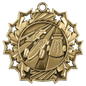 Pinewood Derby Ten Star Medal-Gold