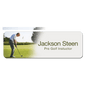 Gloss Rectangle Plastic Name Badge