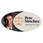 Gloss Oval Plastic Name Badge