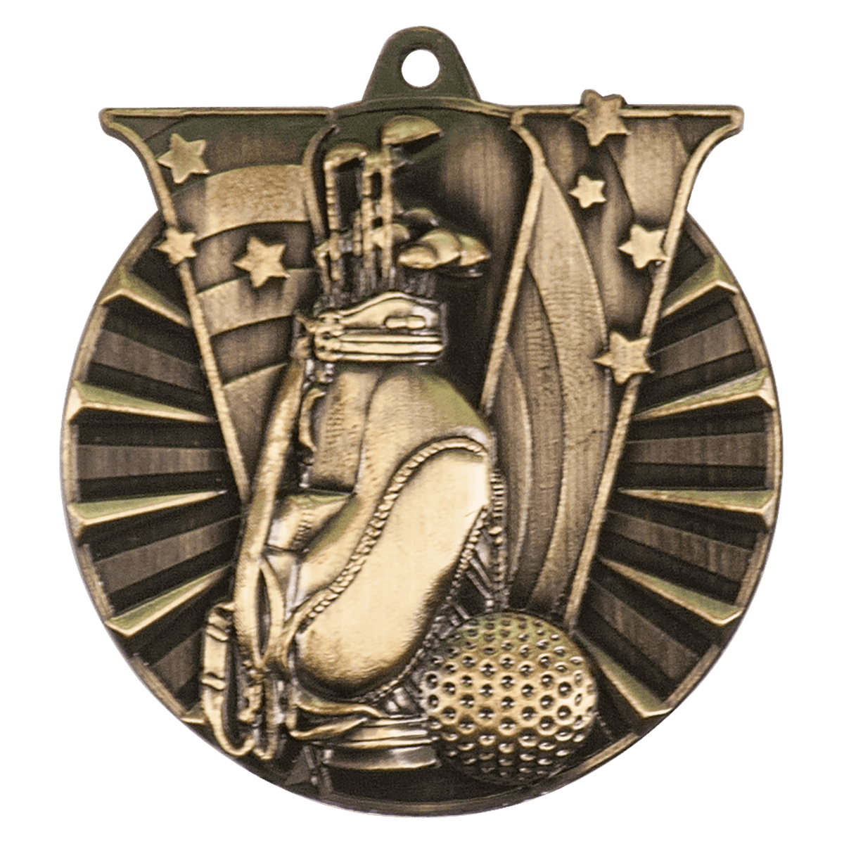 Golf Victory Medal-Gold