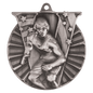 Wrestling Victory Medal-Silver