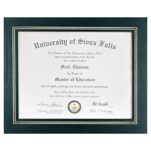 Black Z7 Certificate Holder