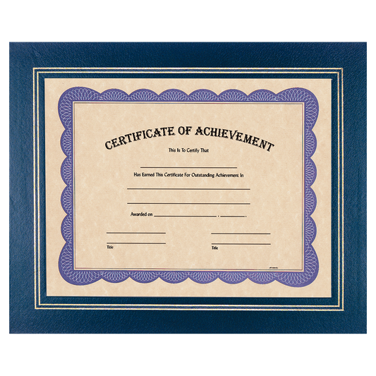 Blue Z7 Certificate Holder