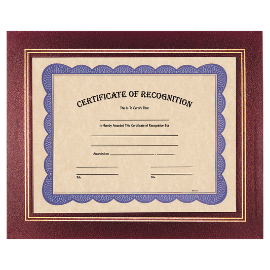 Burgundy Z7 Certificate Holder
