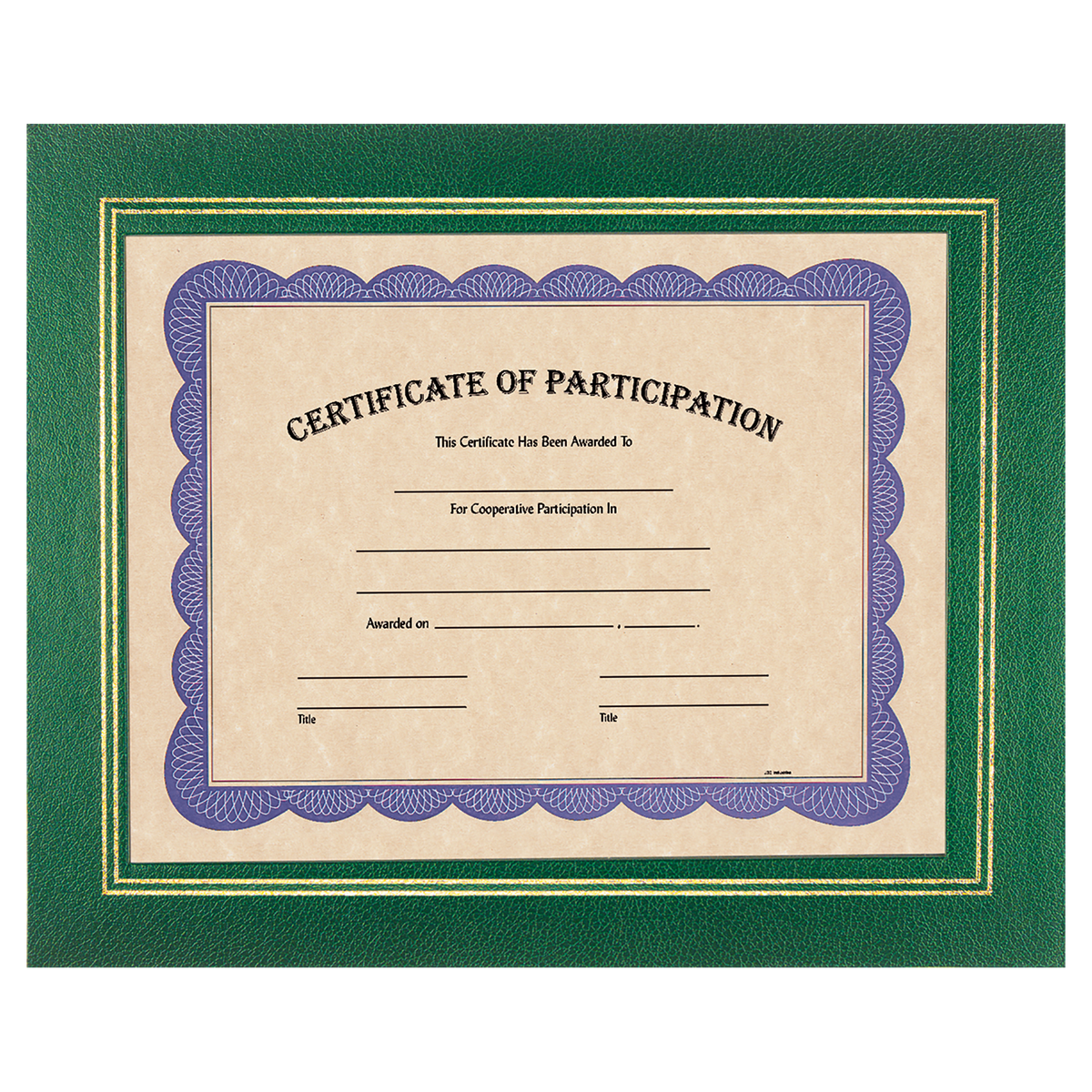 Green Z7 Certificate Holder